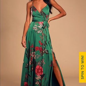 Satin maxi dress Lulu’s